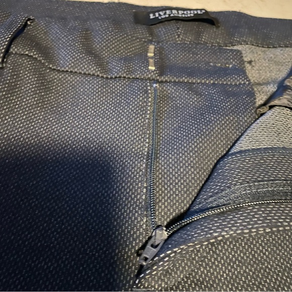 Liverpool Womens Pants Navy Blue Stretch Straight Career Size 18 - Picture 9 of 10